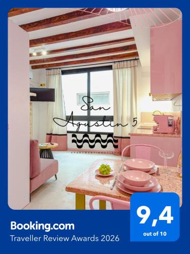 Glamorous pink studio in city center 1