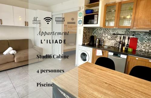 L'iliade - 4 pers - 50 m des plages