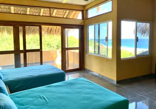 Departamento con vista al mar, Wifi Starlink y AC en Playa San Agustinillo in San Agustinillo