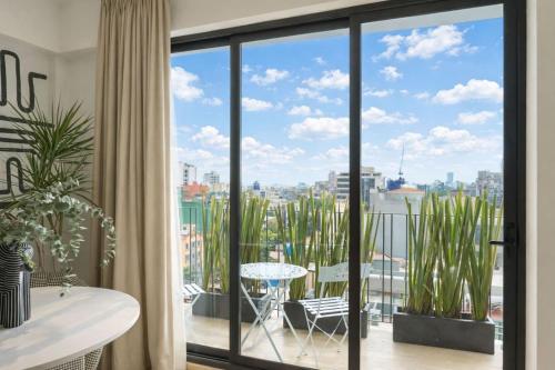 Loft de diseno con aire acondicionado y cama king size