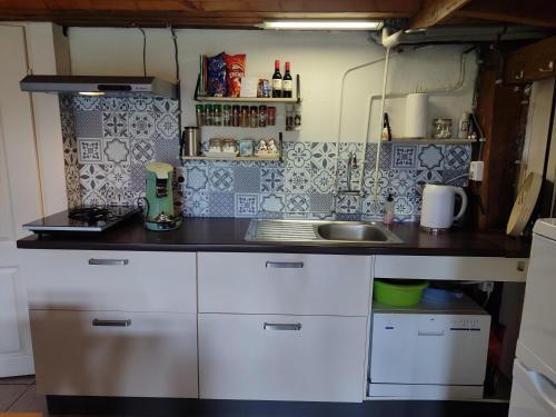 köök, B&B Verwoldsehof 'Op de deel' in Laren (Gelderland)