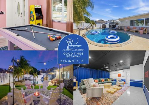 Play & Stay - Pool - Hot Tub - Movie Theater Room in Seminole (FL)