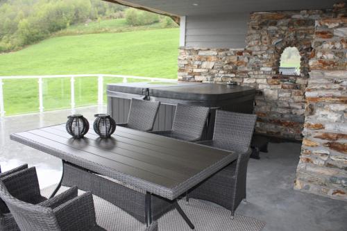 Balkons/terase, Viken Holiday Home in Viksdalen