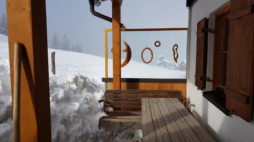 Balkons/terase, Alpenchalet Garfrescha in Garfrescha