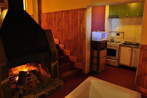 廚房, Hotel y Cabanas del Nevado in 卡比亞夫