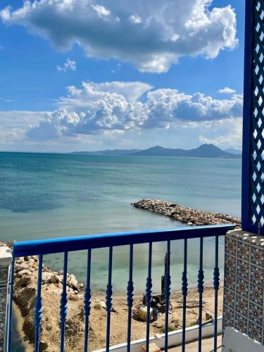 Balkons/terase, House with sea view - La Goulette in La Goulette
