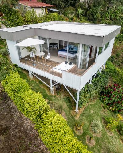 Viesnīcas āriene, Glamping Jalisco in Buenavista (Quindio)