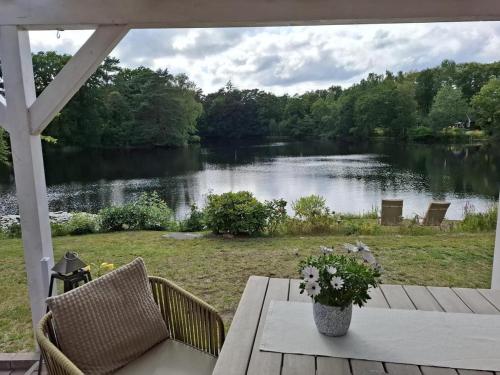 Ferienhäuschen blauer See in Bockhorn, Deutschland