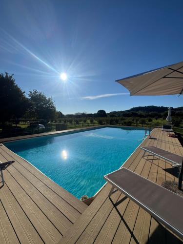 Peldbaseins, Agriturismo Olmo Bello in Capodimonte (Viterbo)