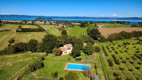 Peldbaseins, Agriturismo Olmo Bello in Capodimonte (Viterbo)