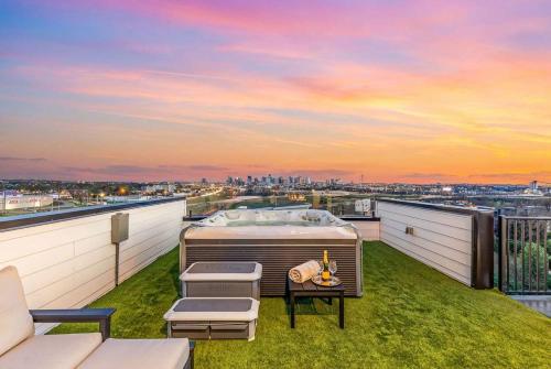Elevator with Rooftop Hot Tub & Spacious Yard in Near Center