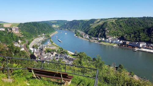 Rheintalblick St Goar Loreley in 聖戈阿爾鎮中心