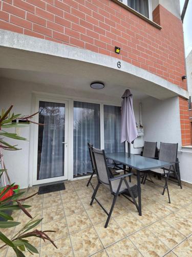 Balcony/terrace, Fortuna Apartman Cserkeszolo in Cserkeszőlő