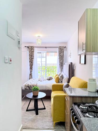 A spacious, stylish, studio near Nairobi, CBD – khách sạn tại Ngara