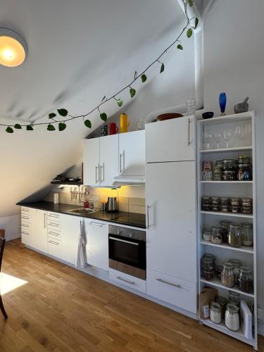 Konyha, Spacious loft in trendy area in Sagene