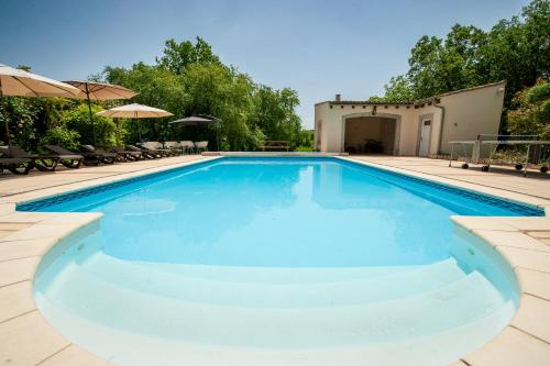 Peldbaseins, Domaine de Cascaret - sleeps 16 - July - August only in Montreal (Languedoc-Roussillon)
