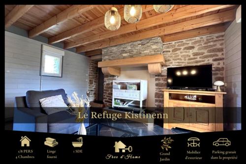 Le Refuge Kistinenn - Countryside, garden and forest gîte à louer Guiscriff