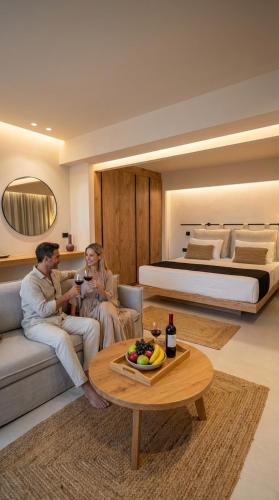 1 queen bed, 1 sofa bed