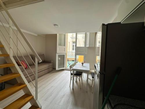 LOFT in Historic Convent with Balcony & Patio View