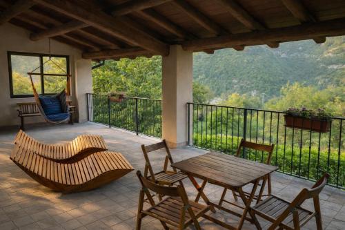 Cascina Bruna - Terrazza panoramica e giardino a Bobbio, Val Trebbia 3