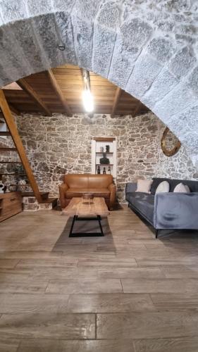 Exterior view, MENELAUS Stone House in Neapoli