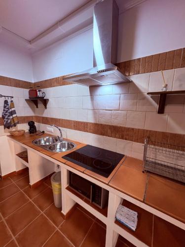 廚房, La Llave Rural in 貝納奧卡茲