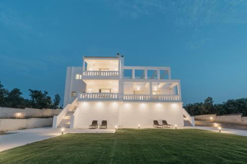 Viesnīcas āriene, Areti White Villas in Posidonia