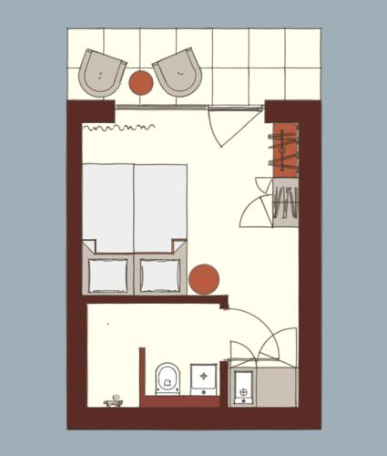 Studio with Pool View