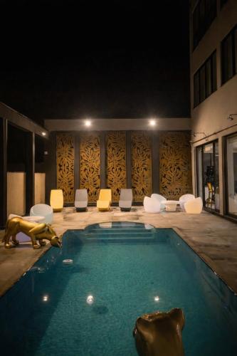 Peldbaseins, Hotel Ouro Mel in Santa Barbara (Minas Gerais)