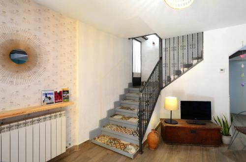 共用Lounge/電視區, PERIQUiNA CASA RURAL CON ENCANTO in 穆內夫雷加