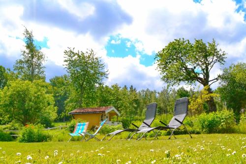 Garten, "Hasselbacken" in Vimmerby