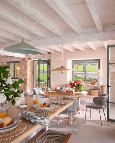 Ēdiens un dzērieni, Wishome-Casa centenaria con piscina privada y jardín para disfrutar de un verano más fresco (Wishome-Casa centenaria con piscina privada y jardin para disfrutar de un verano mas fresco) in Valdaliga