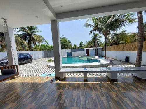 Villa De Aqua ECR 1 with Private Pool and Beach Escape in Kuvattur