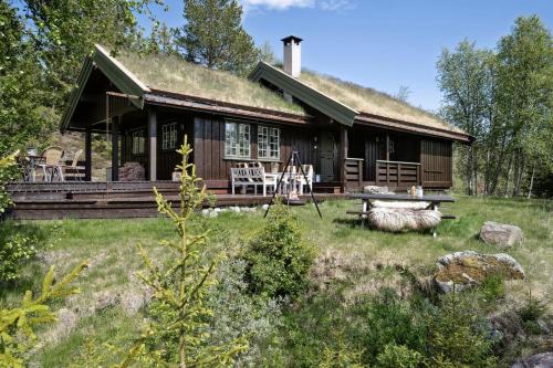 Viesnīcas āriene, Mountain Cabin With Great Views in Austbygd