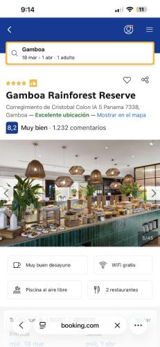 Gamboa rainforest in San Martin