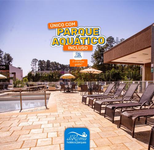 Exterior view of diRoma Spazzio direto com o Grupo diRoma com acesso ao Acqua Park e Cafe da manha