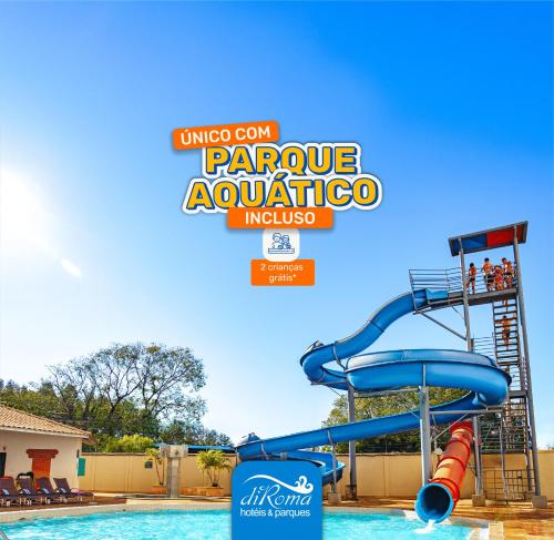 Exterior view of diRoma Villas direto com o Grupo diRoma com acesso ao Acqua Park e Cafe da manha