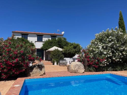Peldbaseins, Cortijo Majada de las Vacas in Santa Olalla del Cala