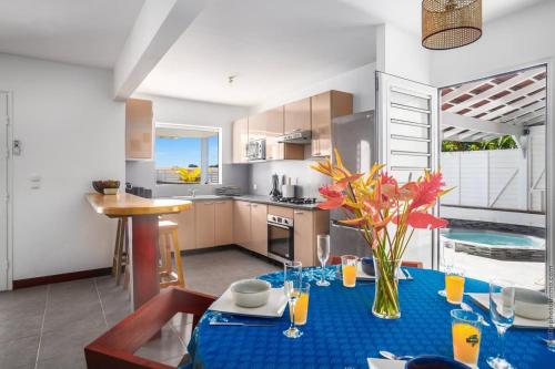 Villa 2 chambres, Jacuzzi et Piscine in Gros-Morne