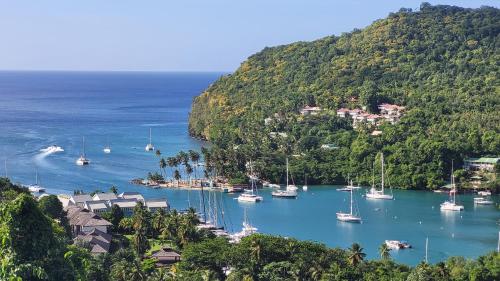 Cabin in the hillside Marigot Bay in Marigot Bay