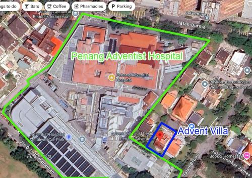Exterior view, Advent Villa, just 100 meters to Penang Adventist Hospital near Moutain Foot Curry Mee