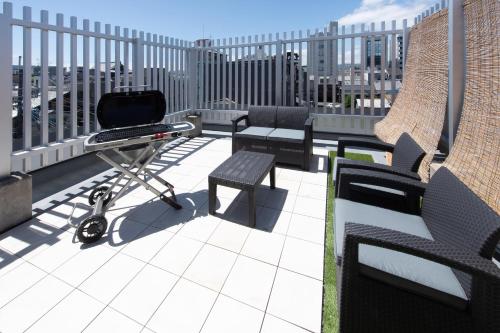Balcony/terrace, Fushigina Yado in Kawaramachi