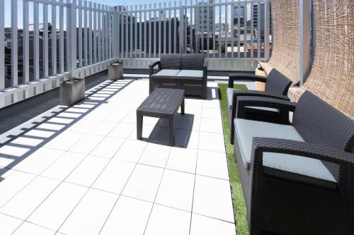 Balcony/terrace, Fushigina Yado in Kawaramachi