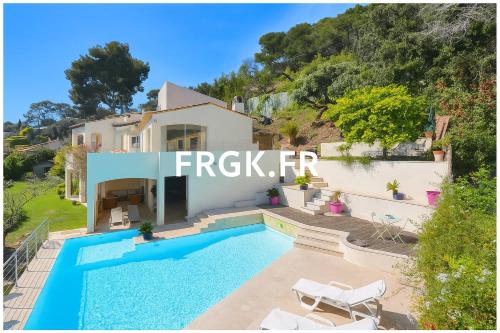 FRGK RETENAOU Dream Villa with Sea View Cap d'Antibes Pool