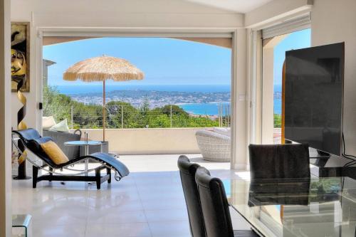 FRGK RETENAOU Dream Villa with Sea View Cap d'Antibes Pool