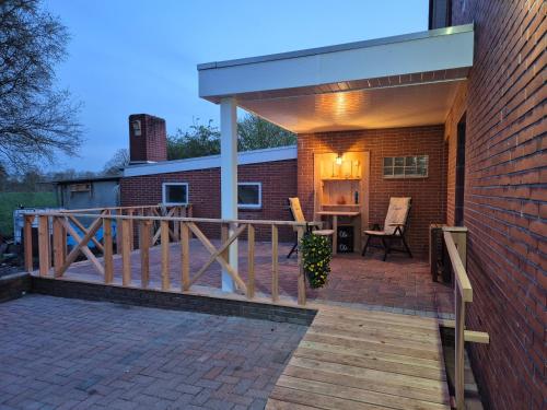 Balkons/terase, Ferienwohnungen Mooi Momente 35674 in Uplengen