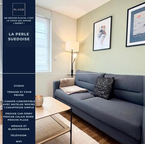 La perle suedoise - Studio avec terrasse et cour privée