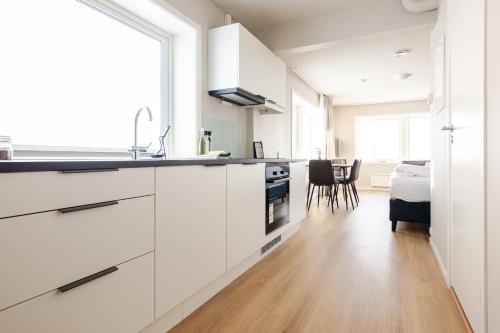 кухня, Lofoten Premium Suites in Лекнес