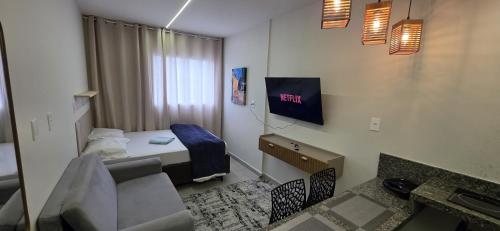 Apartamento sofisticado próximo metrô República (Apartamento sofisticado proximo metro Republica) in サンタ セシリア