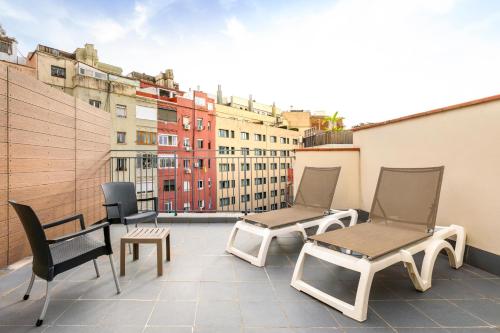 Terraza/balcón, Hotel Auto Hogar in Barcelona